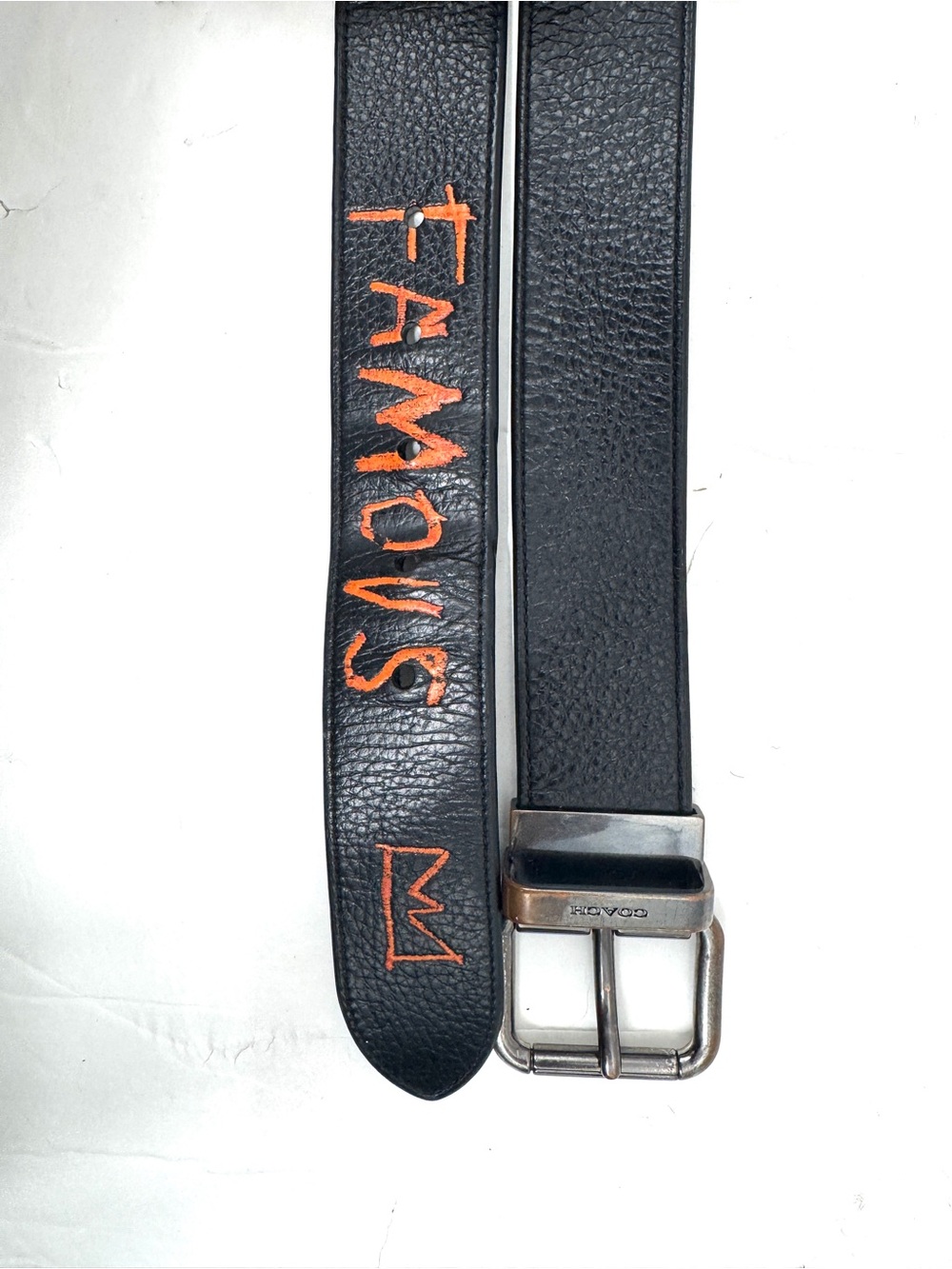 Coach X Jean-Michel Basquiat Belt with Harness Buckle